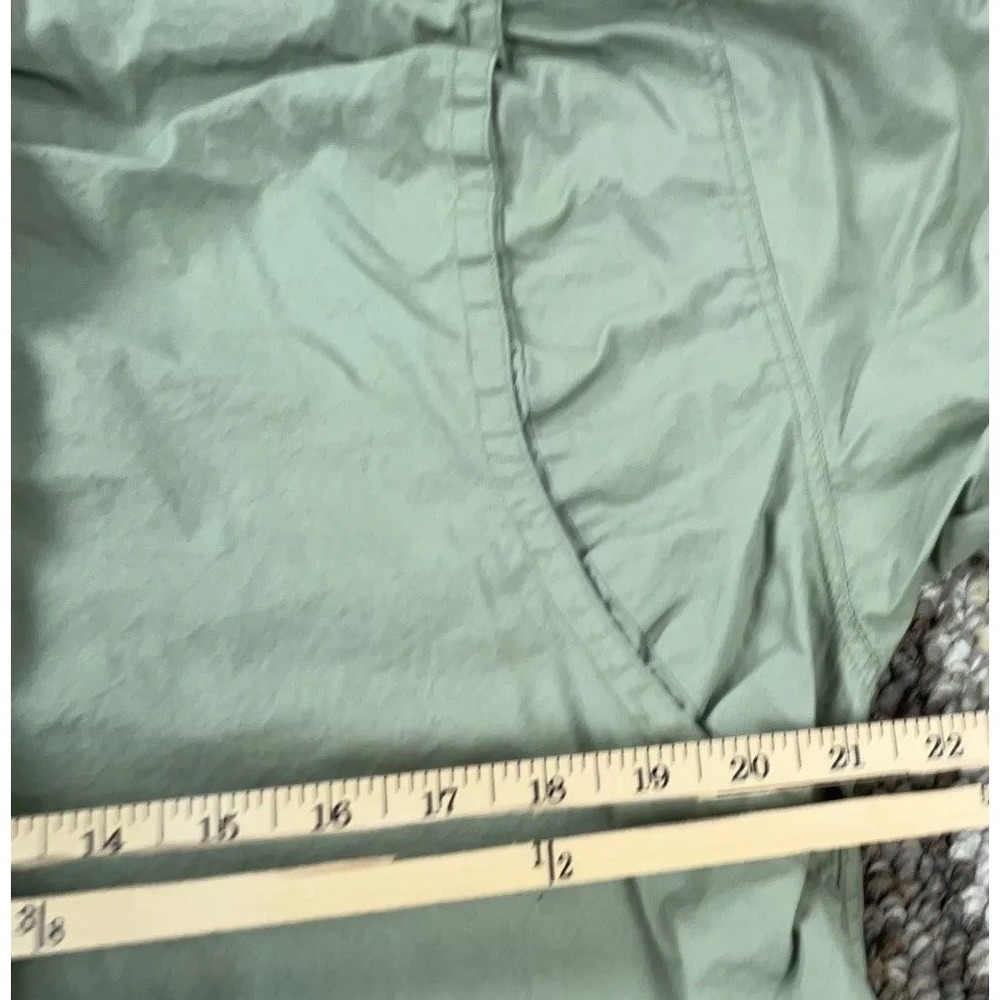 Simms Shirt Men Medium Green Button Up Outdoors Fishing Camp Pockets Adult - Picture 8 of 9